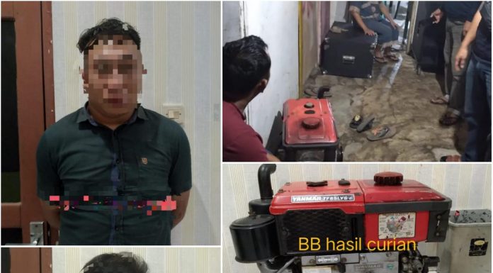 Sat Reskrim Polres Sinjai Amankan Dua Pelaku Pencuri Mesin Traktor dan Mesin Air Milik Petani