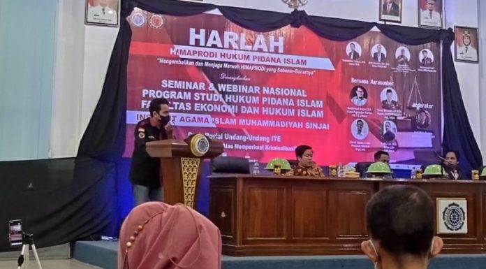 Himaprodi Hukum Pidana Islam IAIM Sinjai Sukses Gelar Seminar Nasional