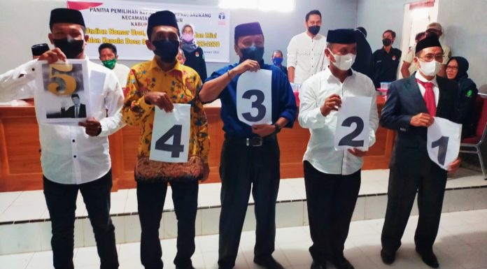 Ini Nama Cakades Saukang Beserta Nomor Urutnya