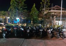 Timsus Polres Sinjai Amankan 17 Motor Balapan Liar di Kecamatan Sinjai Selatan