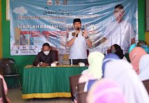 Andi Aan Sosialisasi Perda Sekolah Ramah Guru dan Anak di Barombong