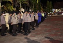Polres Sinjai Gelar Apel Kesiapan Pam Malam Takbiran Hari Raya Idul Fitri 1443 H