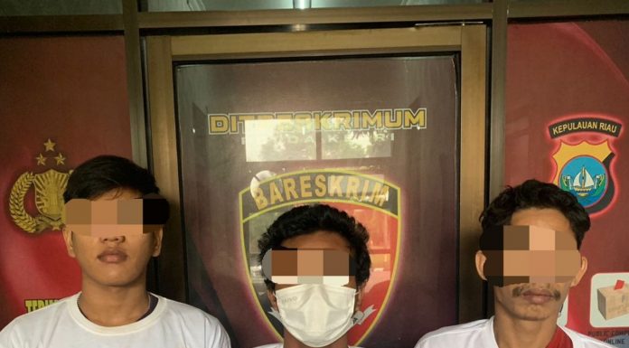 Dit Reskrium Polda Kepri Berhasil Amankan Seorang Pelaku Curanmor dan Dua Orang Penadah Hasil Curian
