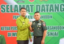 Bupati Sinjai Sambut Kunjungan Perdana Pangdam XIV/Hasanuddin Mayor Jenderal Andi Muhammad
