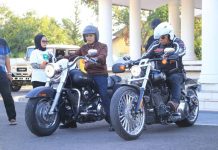 Naik Motor Harley-nya, Andi Utta Pimpin Bikers Custom ke Tanjung Bira