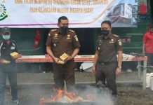 Kejaksaan Negeri Jakarta Barat Lakukan Pemusnahan Barang Bukti