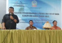 DPK Provinsi Sulawesi Selatan Menggelar Roadshow Pengembangan Kegemaran Membaca di Sinjai