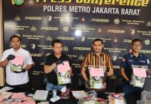Polisi Kembali Amankan 6,9 Kilogram Sabu Siap Edar