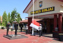 Peringati Hari Pahlawan Ke-77 Tahun 2022, Polres Sinjai Laksanakan Upacara