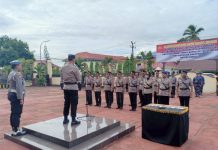 Kapolres Sinjai Pimpin Upacara Pengangkatan 2 Kabag dan Sertijab 3 Kasat, 2 Kasi dan 3 Kapolsek