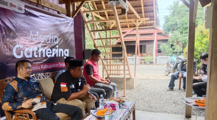 Bawaslu Sinjai Ajak Jurnalis Berkolaborasi Kawal Pemilu