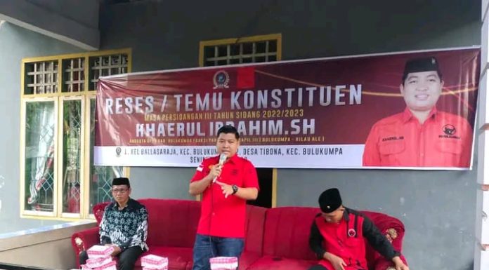 Anggota DPRD Kabupaten Bulukumba dari Fraksi PDIP Laksanakan Kegiatan Temu Konstituen