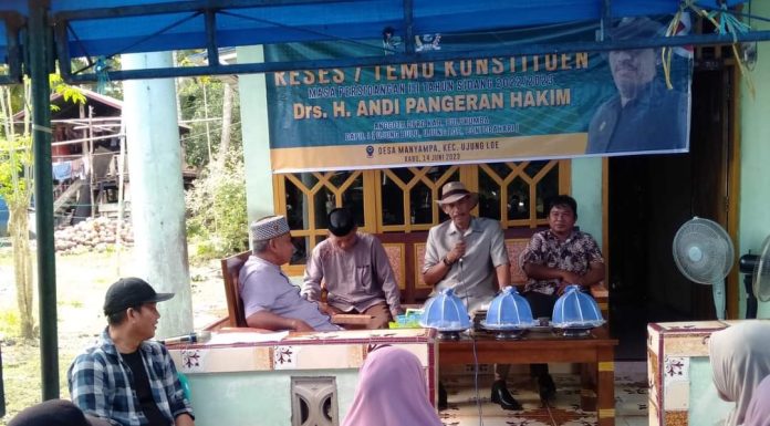H Andi Pangerang Hakim Temu Konstituen di Desa Manyampa dan Manjalling