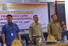 Sekda Sinjai Buka Bimtek Tatacara Pengisian Laporan Kegiatan Penanaman Modal