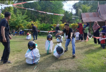 Semarak HUT RI ke 78, Pemuda Cenning Gelar Berbagai Macam Lomba untuk Anak-anak