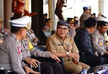 Sekprov kaltara Hadiri Apel Gelar Pasukan Operasi Zebra Kayan 2023