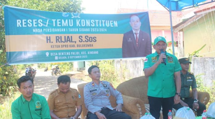 Ketua DPRD Bulukumba Gelar Temu Konstituen di Desa Benteng Palioi
