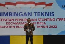 Bupati Bulungan Buka Kegiatan Bimtek Tim Percepatan Penurunan Stunting Kecamatan dan Desa