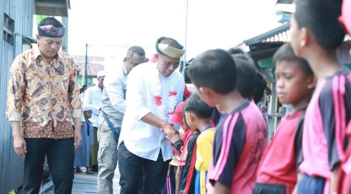 HUT ke-16 Tahun Desa Liagu, Bupati Bulungan Upayakan Akses Darat Menuju Sekatak