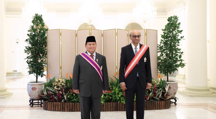 Prabowo Terima Penghargaan Militer Tertinggi dari Pemerintah Singapura, Darjah Utama Bakti Cemerlang