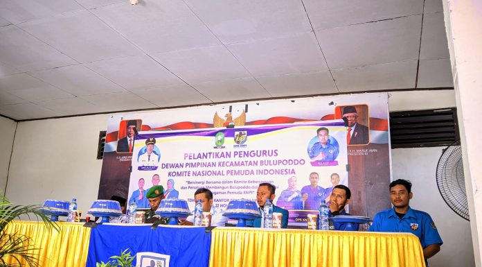 Wahyudin Nahkodai DPK KNPI Bulupoddo Periode 2023-2026