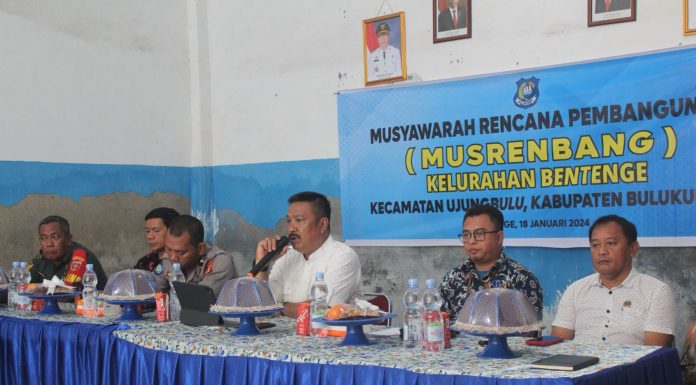 Wakil Ketua DPRD Bulukumba Hadiri Musrenbang di Kelurahan Bentenge dan Kasimpureng, Begini Penjelasannya