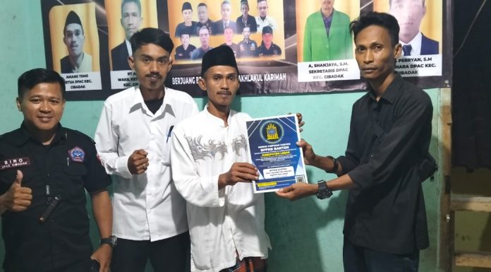 BPPKB Banten Lebak Kukuhkan dan Serahkan SK Kepengurusan DPAC Cibadak