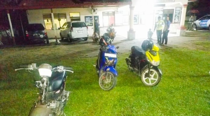 Polsek Tanete Rilau Bubarkan Balap Liar di Depan Masjid, Amankan Tiga Motor