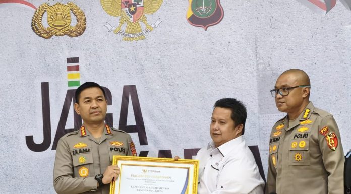 Ombudsman Banten Berikan Predikat “Sangat Baik” kepada Polres Metro Tangerang Kota di Tahun 2025