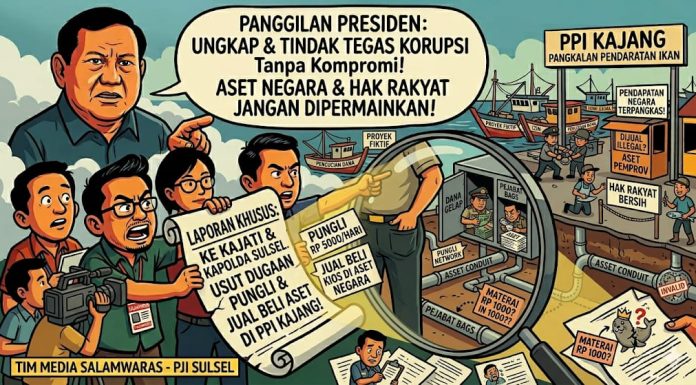 Tim Media Salamwaras Lakukan Surat Terbuka, Desak Penyelidikan Dugaan Pungli dan Jual Beli Aset Negara di PPI Kajang Bulukumba