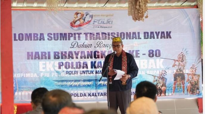 Pemprov Kaltara Apresiasi Lomba Sumpit Tradisional Dayak, Nilai Sebagai Sarana Pelestarian Budaya