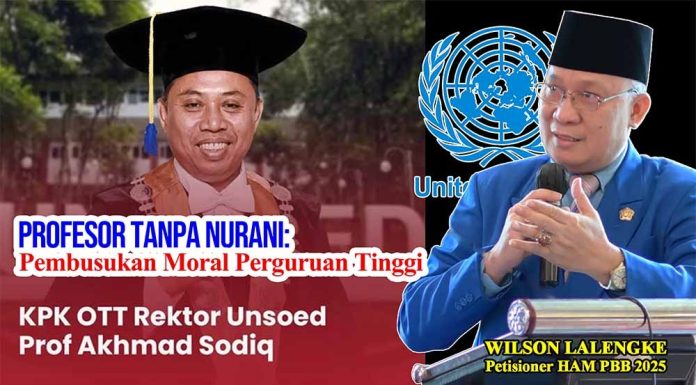 Skandal Rektor Unsoed: Wilson Lalengke Peringatkan Kampus Berubah Menjadi Pabrik Koruptor